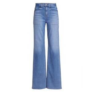 Veronica Beard Crosbie Wide-Leg Jeans - Amethyst Wash
